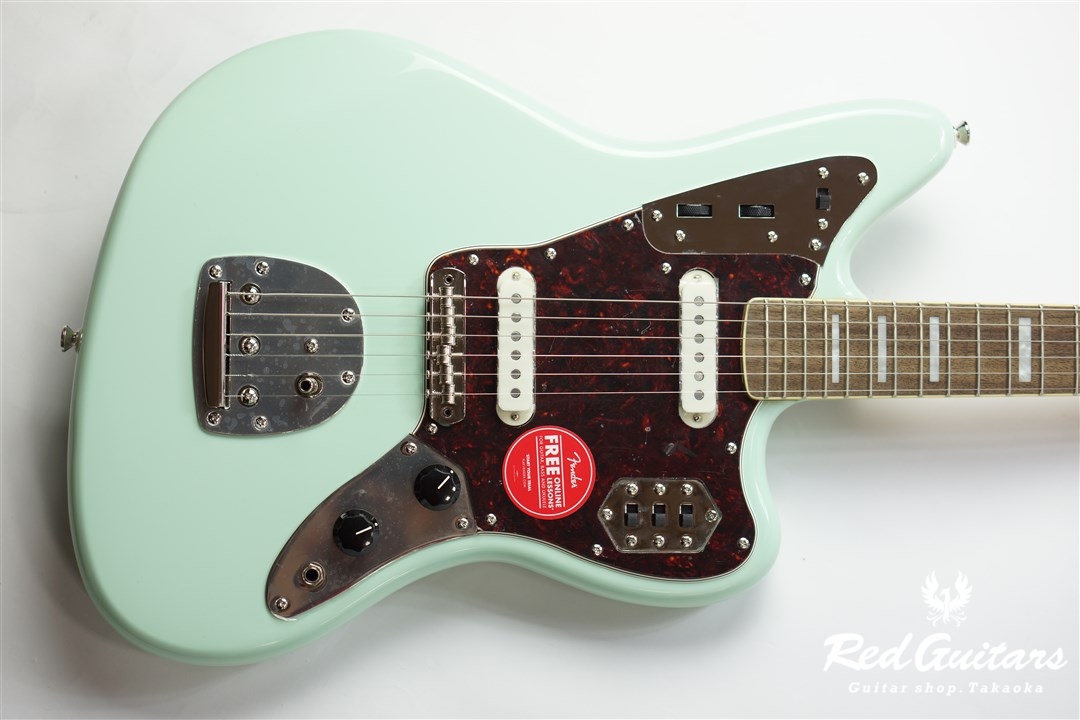 Squier by Fender CLASSIC VIBE '70S JAGUAR - Surf Green | Red ...